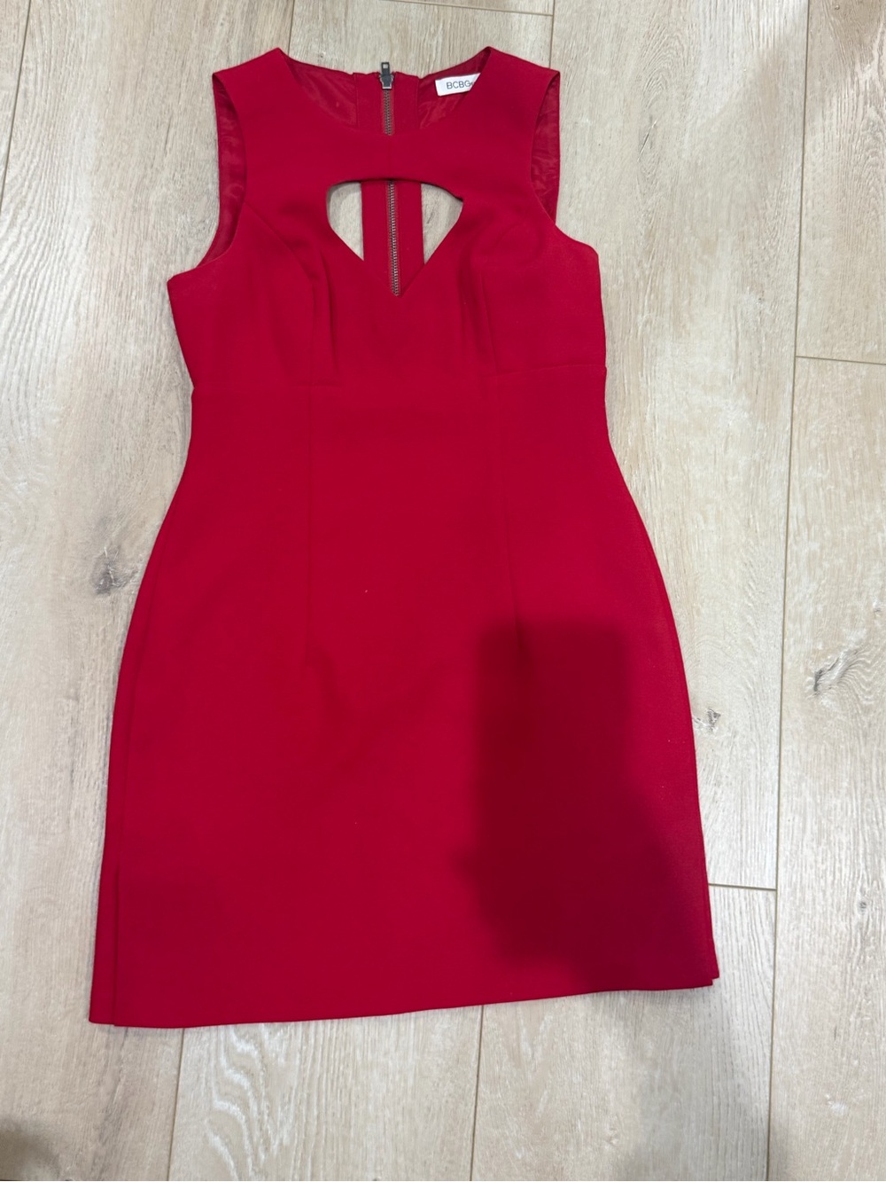 BCBG Red Cutout Dress